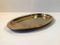 Mid-Century Danish Oval Brass Tray from Cohr, 1950s, Image 4