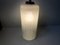Lampe à Suspension Tubulaire Vintage en Verre à Rayures Fines de Voss, 1950s 8