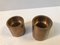 Mid-Century Danish Bronze Tealight Holders, 1960s, Set of 2, Image 3