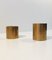 Mid-Century Danish Bronze Tealight Holders, 1960s, Set of 2 1