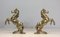 French Brass Horse Andirons, 1970s, Set of 2, Image 1