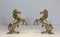 French Brass Horse Andirons, 1970s, Set of 2 4