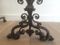 Late 19th-Century Wrought Iron Andirons, Set of 2 11