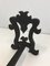 Wrought and Cast Iron Andirons, 1940s, Set of 2 9