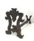 Wrought and Cast Iron Andirons, 1940s, Set of 2, Image 12