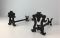 Wrought and Cast Iron Andirons, 1940s, Set of 2, Image 14