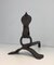 Modernist Wrought Iron Andirons, 1940s, Set of 2, Image 8