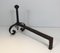 18th Century Wrought Iron Andirons, Set of 2 5