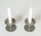 Functionalist Pewter Candlesticks from Gab, 1934, Set of 2, Image 3