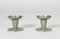 Functionalist Pewter Candlesticks from Gab, 1934, Set of 2 1