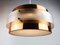 Mid-Century Copper and Plastic Pendant Light, 1960s 7