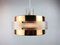 Mid-Century Copper and Plastic Pendant Light, 1960s 1