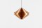 Brutalist Copper Pendant by Svend Aage Holm Sørensen for Holm Sørensen, 1960s, Image 1