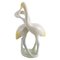 Art Deco Hungarian Porcelain Swan Couple Statuette from Holloaza, 1930s 4