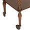 Italian Walnut Bar Cart or Console Table, 1950s, Image 4