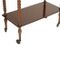 Italian Walnut Bar Cart or Console Table, 1950s, Image 5