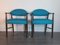 Danish Dark Stained Beech Armchairs by Kurt Olsen for Slagelse, 1950s, Set of 4 17