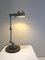 Lámpara de escritorio industrial articulada verde de Jieldé, años 50, Imagen 5