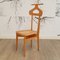 Vintage Stummer Diener Stuhl aus Holz & Rattan von Ico & Luisa Parisi für Fratelli Reguitti, 1950er 1