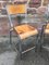 Mid-Century French High School Chairs from Mullca, Set of 2 1