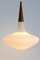 Wood and Opal Glass Pendant Lamp from Philips, 1950s 4