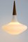 Wood and Opal Glass Pendant Lamp from Philips, 1950s, Image 4