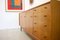 Credenza Mid-Century in acero e teak di Maple & Co., anni '60, Immagine 8