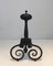 18th Century French Wrought Iron Andirons, Set of 2 6