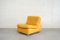 Juego de sofás modular de cuero coñac, años 70, Imagen 1