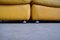Juego de sofás modular de cuero coñac, años 70, Imagen 11
