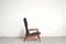 Wingback Leather Lounge Chair by K. Rasmussen for Peter Wessel, 1960s 14