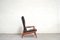 Wingback Leather Lounge Chair by K. Rasmussen for Peter Wessel, 1960s, Image 14