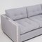 Mid-Century Grey Fabric 3-Seater Sofa, 1960s 3