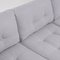 Mid-Century 3-Sitzer Sofa aus grauem Stoff, 1960er 2
