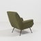 Mid-Century Green Wool Lounge Chair by Gio Ponti for Minotti 10