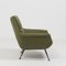 Grüner Mid-Century Sessel aus Wolle von Gio Ponti für Minotti 9