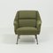 Grüner Mid-Century Sessel aus Wolle von Gio Ponti für Minotti 6