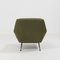 Mid-Century Green Wool Lounge Chair by Gio Ponti for Minotti, Image 8