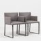 Flynt Grey Wool Armchairs by Rodolfo Dordoni for Minotti, 1990s, Set of 2 3