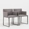 Flynt Grey Wool Armchairs by Rodolfo Dordoni for Minotti, 1990s, Set of 2, Image 3
