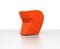 Victoria & Albert Stühle aus orangefarbenem Leder von Ron Arad für Moroso, 2005, 2er Set 4