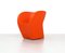 Orange Leather Victoria & Albert Chair by Ron Arad for Moroso, 2005, Set of 2 3