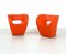 Orange Leather Victoria & Albert Chair by Ron Arad for Moroso, 2005, Set of 2 9