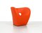 Orange Leather Victoria & Albert Chair by Ron Arad for Moroso, 2005, Set of 2 6