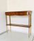 Briarwood & Brass Console with Marble Top, 1950s 11