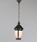 Art Nouveau Dutch Brass & Glass Pendant Lamp, 1900s 10