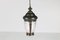 Art Nouveau Dutch Brass & Glass Pendant Lamp, 1900s 7