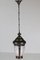 Art Nouveau Dutch Brass & Glass Pendant Lamp, 1900s 8