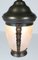 Art Nouveau Dutch Brass & Glass Pendant Lamp, 1900s 2