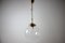 Large Vintage Czech Glass Pendant, 1970s 1